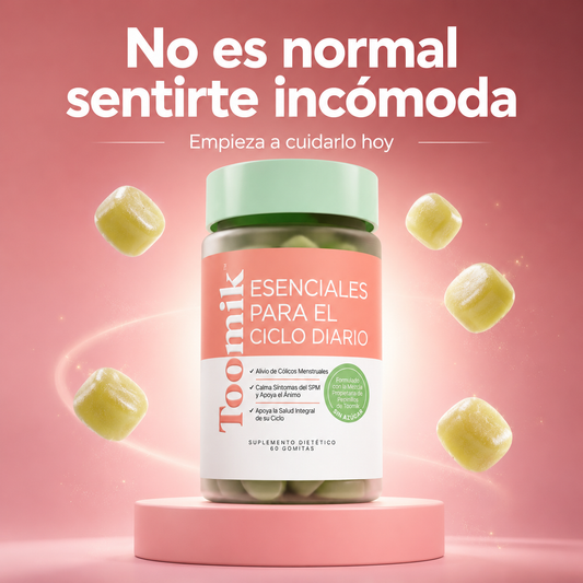 Toomik™ Gomitas para el bienestar del ciclo menstrual