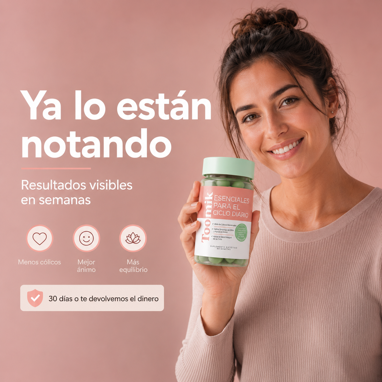 Toomik™ Gomitas para el bienestar del ciclo menstrual