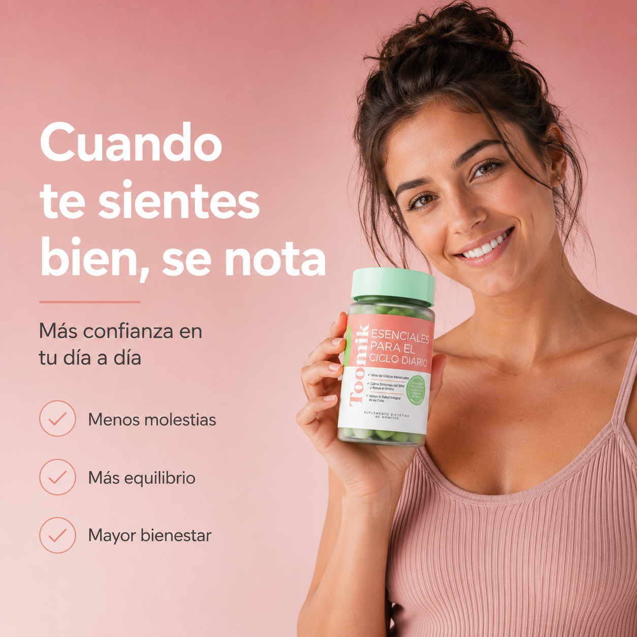 Toomik™ Gomitas para el bienestar del ciclo menstrual