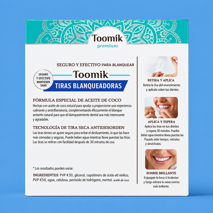 Toomik™ - Tiras Blanqueadoras de coco