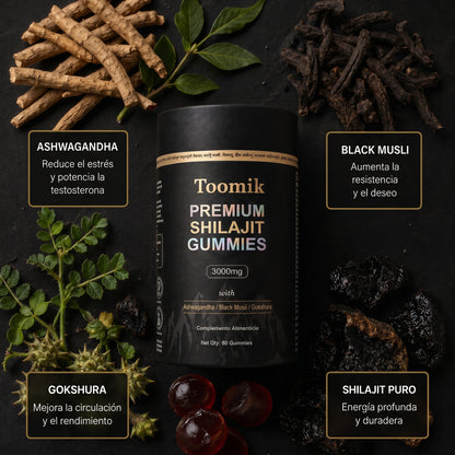 Toomik™ — Gomitas Shilajit 3000mg