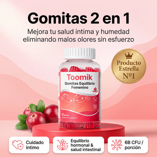 Gomitas probióticas de arándano