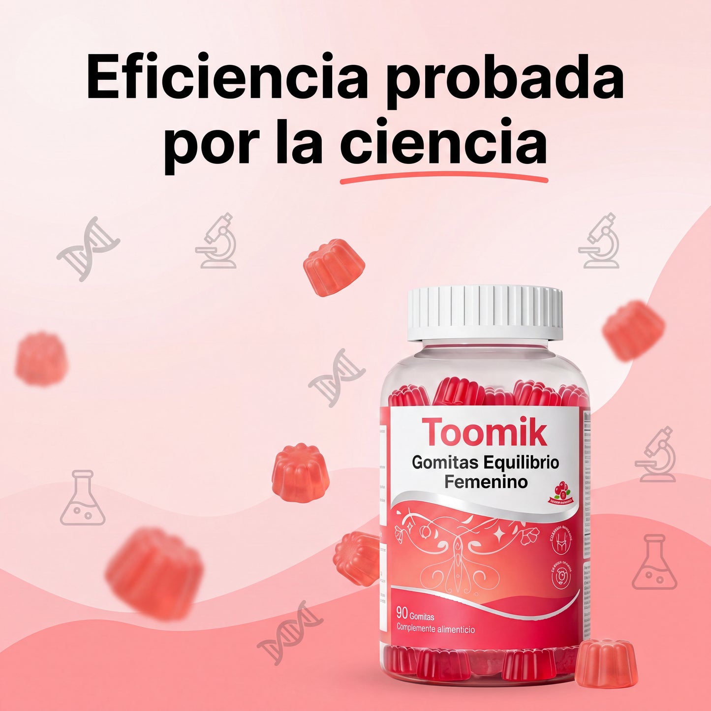 Gomitas probióticas de arándano